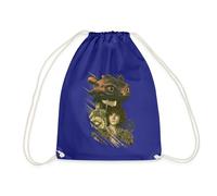 Spreadshirt Dragons Hoquet Et Krokmou Sac À Dos Cordon, taille unique, bleu roi