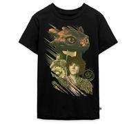 Spreadshirt Dragons Hoquet Et Krokmou T Shirt Ado Premium, 158/164 (12 Ans), Noir