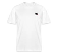 Spreadshirt Dragons Motif De Broderie De Krokmou T Shirt Bio Unisexe, M, Blanc