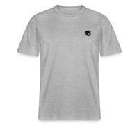 Spreadshirt Dragons Motif De Broderie De Krokmou T Shirt Bio Unisexe, M, Gris chiné