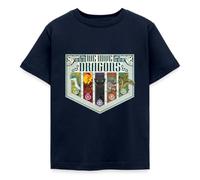 Spreadshirt Dragons Nous Avons des Dragons T Shirt Enfant, 98/104 (3-4 Ans), Marine