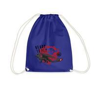 Spreadshirt Dragons Prêt À Voler Sac À Dos Cordon, taille unique, bleu roi