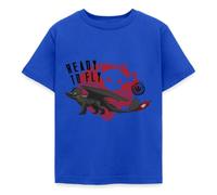 Spreadshirt Dragons Prêt À Voler T Shirt Enfant, 110/116 (5-6 Ans), Bleu Royal