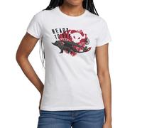 Spreadshirt Dragons Prêt À Voler T Shirt Femme, XL, Blanc