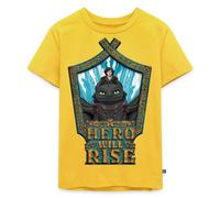 Spreadshirt Dragons Un Héros Se Lèvera T Shirt Enfant Premium, 98/104 (2 Ans), Jaune