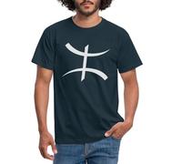 Spreadshirt Drapeau Amazigh/Berbère/Kabyle - Symbole de l'Algérie/Tunisie/Maroc T-Shirt Homme, M, Marine
