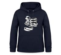 Spreadshirt Drapeau De La Bretagne Breizh Cœur Sweat À Capuche Femme, M, Marine