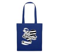 Spreadshirt Drapeau De La Bretagne Breizh Cœur Tote Bag, taille unique, bleu royal