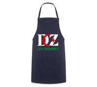 Spreadshirt DZ Les Zhommes Algérie Humour Cadeau Algérien Tablier Cuisine, taille unique, marine