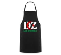 Spreadshirt DZ Les Zhommes Algérie Humour Cadeau Algérien Tablier Cuisine, taille unique, noir