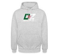 Spreadshirt DZ Les Zhommes Sweat À Capuche Unisexe, XL, Gris Clair chiné