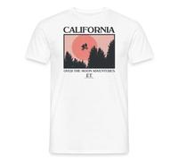 Spreadshirt E.T. L'Extra-Terrestre Aventures sur La Lune T Shirt Homme