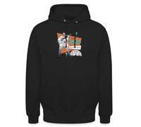 Spreadshirt Elvis Presley Le Roi du Rock & Roll Sweat À Capuche Unisexe, XL, Noir