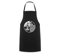 Spreadshirt Emblème Blason Bretagne Breizh Cadeau Breton Tablier Cuisine, taille unique, noir