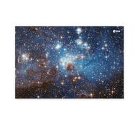 Spreadshirt ESA L'Agence Spatiale Européenne Hubble Téléscope Grand Nuage de Magellan Poster 90x60 cm, taille unique, blanc