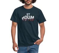 Spreadshirt Et Boum MotoGP Cadeau Moto T-Shirt Homme, L, Marine