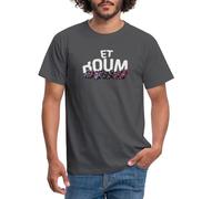 Spreadshirt Et Boum MotoGP Cadeau Moto T-Shirt Homme, XL, Charbon