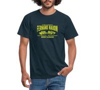 Spreadshirt Etablissements Fernand Naudin Humour Film Culte Parodie T-Shirt Homme, XL, Marine