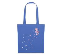 Spreadshirt Fleurs de Cerisier Sakura Japon Minimaliste Culture Zen Tote Bag, taille unique, bleu pâle