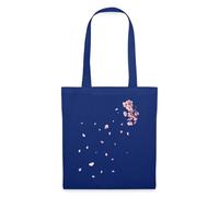 Spreadshirt Fleurs de Cerisier Sakura Japon Minimaliste Culture Zen Tote Bag, taille unique, bleu royal