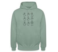 Spreadshirt Fonctions Mathématiques Cadeau Maths Geek Mathématiques Sweat À Capuche Unisexe, L, Vert-de-Gris