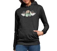 Spreadshirt Friends Central Perk Logo Sketch Sweat À Capuche Femme, M, Charbon