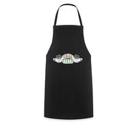 Spreadshirt Friends Central Perk Logo Sketch Tablier Cuisine, taille unique, noir