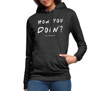 Spreadshirt Friends Comment Ça Va Sweat À Capuche Femme, M, Charbon