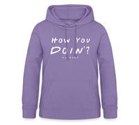 Spreadshirt Friends Comment Ça Va Sweat À Capuche Femme, XL, Lavande
