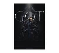 Spreadshirt Game Of Thrones Jon Snow Trône De Fer Poster 40x60 cm