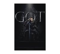 Spreadshirt Game Of Thrones Jon Snow Trône De Fer Poster 60x90 cm