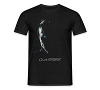 Spreadshirt Game of Thrones Roi De La Nuit Silhouette T Shirt Homme, L, Noir