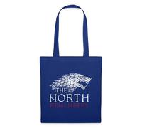 Spreadshirt Game Of Thrones Stark The North Remembers Tote Bag, taille unique, bleu royal