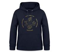 Spreadshirt Game of Thrones Targaryen Lannister Stark Sweat À Capuche Femme, XXL, Marine
