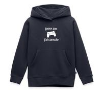 Spreadshirt Gamer J'Peux Pas J'Ai Console Humoristique Sweat À Capuche Enfant Premium, 158/164 (12 Ans), Bleu Marine