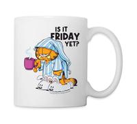 Spreadshirt Garfield C’est Déjà Vendredi Mug Blanc