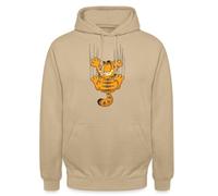 Spreadshirt Garfield Égratignures Éraflure Sweat À Capuche Unisexe, S, Beige