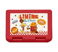 Spreadshirt Garfield: Le Film Living The Dream Design Amusant Lunch Box, taille unique, rouge