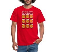 Spreadshirt Garfield Les Nombreuses Humeurs De Garfield T-Shirt Homme, L, Rouge