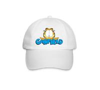 Spreadshirt Garfield Visage Logo Casquette Classique, Taille Unique, Blanc/Blanc