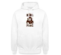 Spreadshirt Gorille King Pong Raquette Ping Pong Sweat À Capuche Unisexe