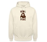 Spreadshirt Gorille King Pong Raquette Ping Pong Sweat À Capuche Unisexe