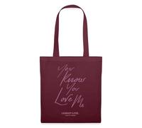 Spreadshirt Gossip Girl Citation « Tu Sais Que Tu M’Aimes » Tote Bag, taille unique, bordeaux