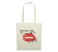 Spreadshirt Gossip Girl La Popularité A Son Prix Bisou Tote Bag, taille unique, nature