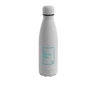 Spreadshirt Gourde Isotherme Soft Touch Personnalisée Avec Ta Photo Ou Ton Texte Bouteille isotherme SOFT TOUCH 500 ml, 500 ml, gris