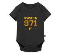 Spreadshirt Gwada Guadeloupe 971 Île Antilles Body Manches Courtes Bébé Bio