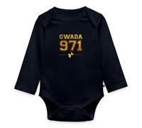 Spreadshirt Gwada Guadeloupe 971 Île Antilles Body Manches Longues Bébé Bio