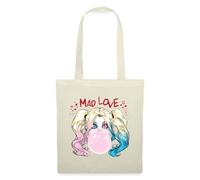 Spreadshirt Harley Quinn Amour Fou Sac En Tissu, taille unique, nature