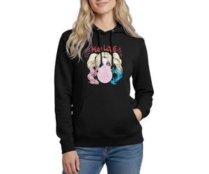 Spreadshirt Harley Quinn Amour Fou Sweat À Capuche Femme, L, Noir
