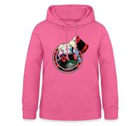 Spreadshirt Harley Quinn Joker DC Comics Puddin' Vilaine Cool Sweat À Capuche Femme, S, Rose